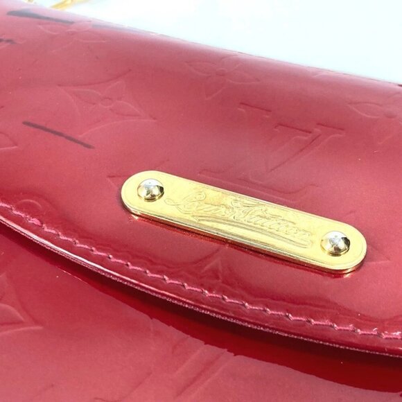 LOUIS VUITTON M93614 MonogramVernis Bel Ale Pochette Wallet Shoulder Bag - Picture 9 of 16